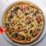 Quiche with spring vegetable cooked as a ratatouille