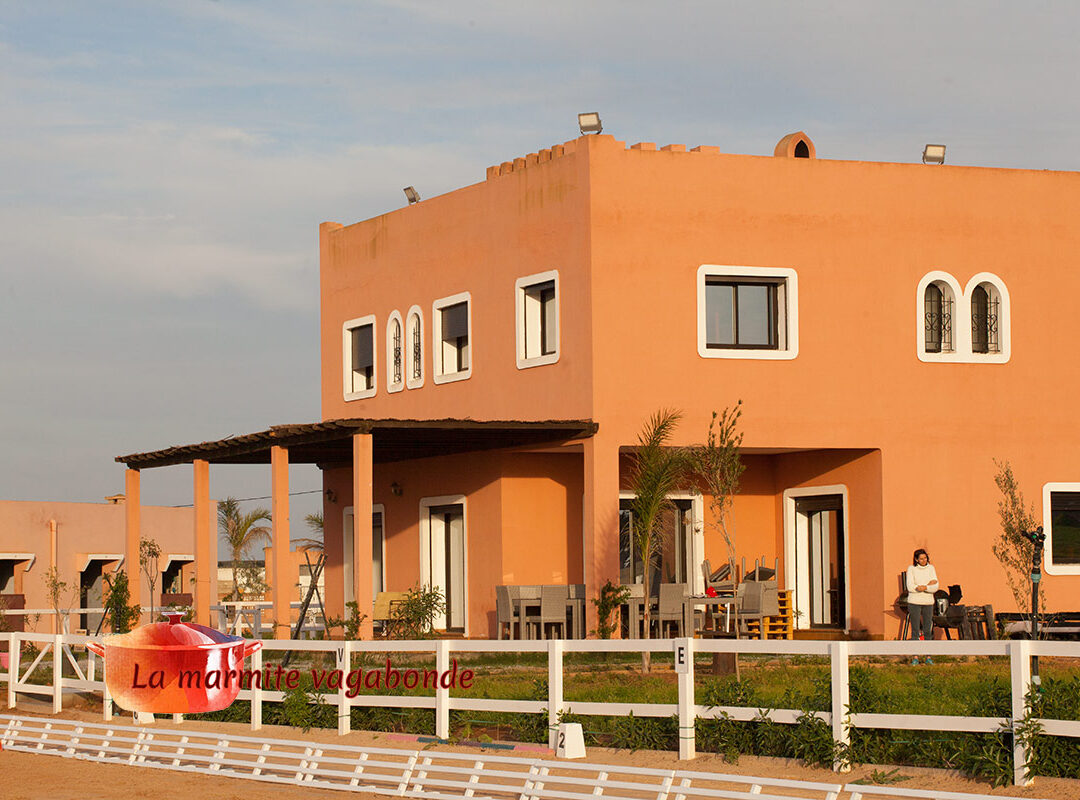 The house seen from the riding rounds